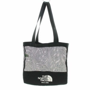 【中古】THE NORTH FACE ALL MESH SHOULDER BAG トートバッグ ロゴプリント 黒 NN2PN12J メンズ レディース