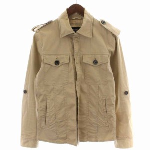 【中古】バーバリーブラックレーベル BURBERRY BLACK LABEL ジャケット ポケット M ベージュ /YI6 メンズ