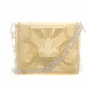 【中古】マメクロゴウチ  Mame Kurogouchi ロングチェーンバッグ ショルダーバッグ ハンドバッグ PVC クリア 白