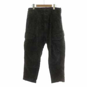 【中古】ディーゼル DIESEL デニムパンツ ジーンズ ジーパン カーゴパンツ イージーパンツ 28 M チャコール 