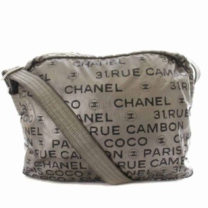 【中古】シャネル CHANEL アンリミテッド ショルダーバッグ ロゴ 12番台 シルバー色 /YI16 ■OH ●D レディース