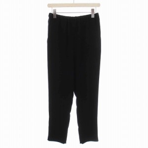 【中古】ドゥーズィエムクラス DEUXIEME CLASSE Col Pierrot 20SS ポリエステルテーパードPANTS イージーパンツ 38 黒