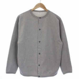 【中古】スタンダード カリフォルニア 23AW SD US Cotton Sweat Cardigan カーディガン スウェット M グレー メンズ