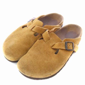 【中古】ビルケンシュトック BIRKENSTOCK ボストン サンダル スエード 23cm 茶 ブラウン /AT26 レディース