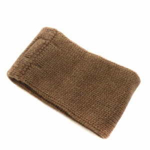 【中古】カムズアンドゴーズ COMESANDGOES CASHMERE 100 NECK WARMER ネックウォーマー カシミヤ 茶