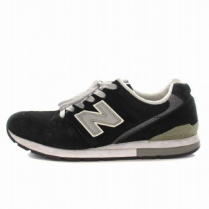 【中古】ニューバランス NEW BALANCE MRL996BL スニーカー ローカット シューズ US8.5 26.5cm 黒 ブラック メンズ