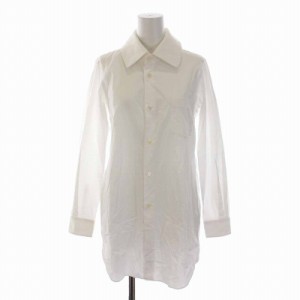 【中古】コムデギャルソン COMME des GARCONS AD2016 シャツ ブラウス 長袖 XS 白 ホワイト GS-B001 /YM レディース