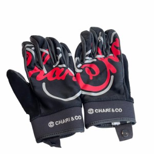 【中古】チャリアンドコー CHARI&CO SMART GLOVE OG LOGO スマートグローブ 手袋 S ブラック 黒 メンズ