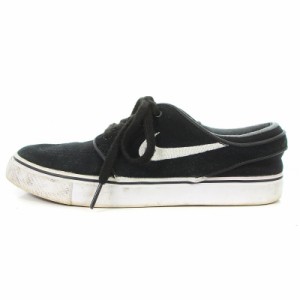 【中古】NIKE SB ZOOM STEFAN JANOSKI ズーム ステファン ジャノスキー スニーカー スエード US5 23.5cm 黒 ブラック