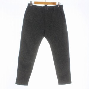 【中古】GRAMICCI BONDING KNIT FLEECE SLIM PANTS クライミングパンツ ジップフライ L グレー GLP-19F017