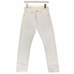 【中古】リーバイス Levi's 501 デニムパンツ ジーンズ ボタンフライ W28L31 白 ホワイト S40196 /BM メンズ