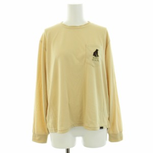 【中古】マーモット W's Pocket L/S Tee ウィメンズポケットロングスリーブティー Tシャツ カットソー M ベージュ