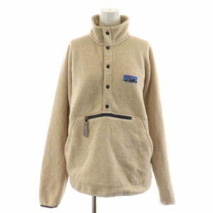 【中古】パタゴニア Patagonia 23AW ナチュラルブレンドスナップTプルオーバー フリースジャケット M ベージュ 20530