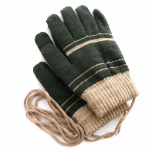 【中古】22AW ノーロール NOROLL オウルグローブ OULU GLOVE 手袋 ニット バイカラー ウール 緑 グリーン ベージュ