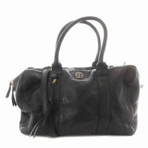 【中古】トリーバーチ TORY BURCH ハンドバッグ ショルダーバッグ 2way レザー 黒 ブラック /YI1 レディース