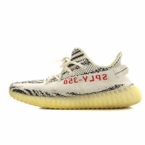 【中古】アディダスオリジナルス YEEZY Boost 350 V2 Zebra イージーブースト350 V2 ゼブラ US10 28.0cm 白 黒 赤