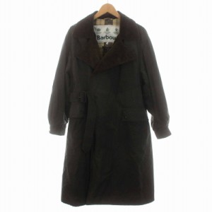 【中古】バブアー Barbour DESPATCH RIDERS WAX ライダースコート オイルド加工 襟コーデュロイ 38 M カーキ 1902200