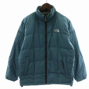 【中古】ザノースフェイス THE NORTH FACE TOURLIGHT ジャケット ダウンジャケット ハイネック スタンドカラー S 紺