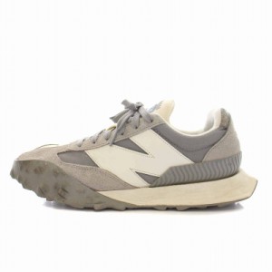 【中古】ニューバランス NEW BALANCE 22FW UXC72GG スニーカー ローカット シューズ US8.5 26.5cm グレー 白 メンズ