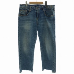 【中古】アールサーティーン R13 Boy Straight デニムパンツ ジーンズ ダメージ加工 USED加工 カットオフ 31 M 青