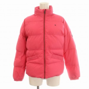 【中古】トミーヒルフィガー TOMMY HILFIGER キッズ 中綿ジャケット ブルゾン ナイロン ジャケット 152 ピンク