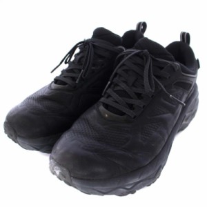 【中古】ホカオネオネ HOKA ONE ONE GORE-TEX CHALLENGER LOW GTX WIDE スニーカー シューズ 26cm 黒 メンズ