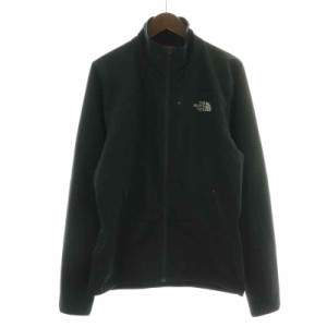 【中古】ザノースフェイス TNF ニューサマーソフトシェルジャケット ブルゾン ジップアップ スタンドカラー M 黒