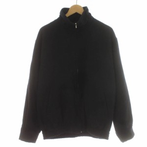 【中古】コモリ COMOLI 22AW カシミヤトラックジャケット ハイネック スタンドカラー ジップアップ 1 S 紺 ネイビー