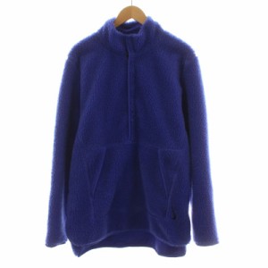 【中古】 NIKE 21AW YOGA FLEECE JKT JACKET フリースジャケット ボア ハーフボタン スタンドカラー M DD2183-430