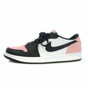 【中古】ナイキ NIKE Air Jordan 1 Low OG Bleached Coral スニーカー シューズ US10 28cm 黒 CZ0790-061 メンズ