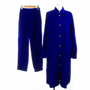 【中古】FORTE FORTE coat pants セットアップ ステンカラーコート ロング 長袖 テーパードパンツ コーデュロイ 0 XS