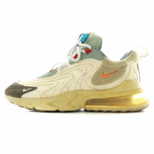 【中古】ナイキ Travis Scott Air Max 270 トラヴィス・スコット エアマックス US9 27.0cm アイボリー マルチカラー