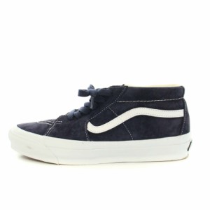 【中古】バンズ VANS BILLY'S別注 SK8-MID REISSUE 83 スニーカー シューズ スエード US9 27.0cm 紺 白 メンズ