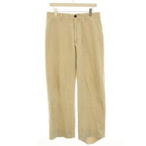 【中古】ユニバーサル プロダクツ PUFF CORDUROY PANTS パフコーデュロイパンツ スラックス 2 M ベージュ