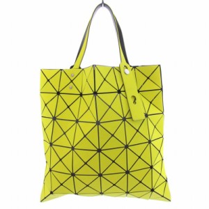 【中古】バオバオ イッセイミヤケ BAOBAO ISSEY MIYAKE LUCENT トートバッグ ハンドバッグ PVC 黄 レディース