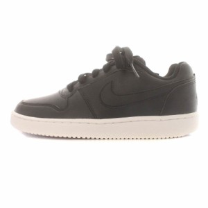 【中古】未使用品 ナイキ NIKE WMNS EBERNON LOW SL ウィメンズ エバノン ロー SL スニーカー US6.5 23.5cm 黒