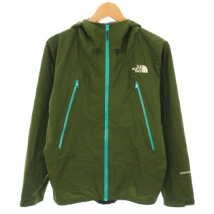 【中古】THE NORTH FACE CLIMB VERY LIGHT JACKET マウンテンパーカー アウター GORE-TEX S カーキ メンズ