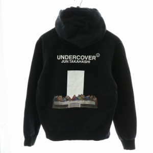 【中古】アンダーカバー UNDERCOVER Last Suppor 最後の晩餐 パーカー プルオーバー コットン 2 M 黒