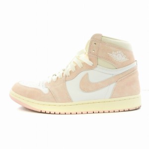 【中古】ナイキ NIKE WMNS Air Jordan 1 Retro High OG Washed Pink スニーカー シューズ US12 29.0cm ピンク