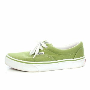 【中古】バンズ VANS ERA スニーカー シューズ US5 23cm 緑 グリーン V95CL+ /TK レディース