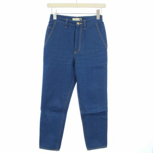 【中古】未使用品 マッキントッシュ OXTON SLIM ANKLE PANTS デニム スリムアンクルパンツ 4 S-M 青 レディース