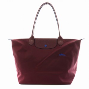 【中古】ロンシャン LONGCHAMP ルプリアージュクラブL トートバッグ ハンドバッグ ショルダーバッグ ボルドー