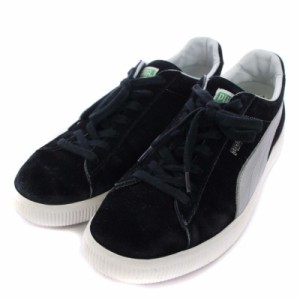 【中古】プーマ PUMA SUEDE VTG MIJ SILVER BLACK スニーカー シューズ スエード 27cm メンズ