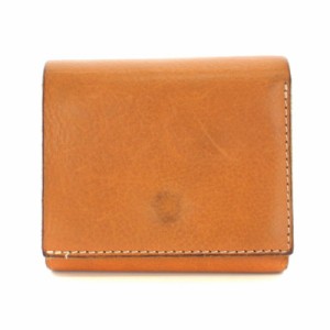 【中古】エンダースキーマ Hender Scheme trifold wallet 財布 三つ折り 小銭入れ 茶 ●Ｄ メンズ レディース