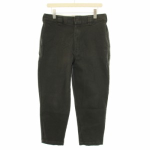 【中古】ディッキーズ Dickies ロンハーマン RHC ストレートパンツ ジップフライ 34 L グレー /YT メンズ