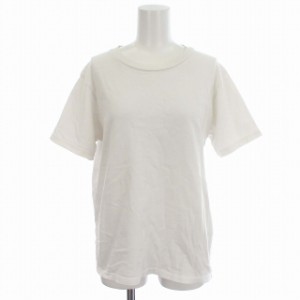 【中古】ドゥーズィエムクラス DEUXIEME CLASSE EVERYDAY I LIKE 21SS Tシャツ 無地 半袖 カットソー F 白