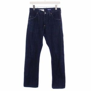 【中古】マーガレットハウエル MHL. CANTON  DENIM デニムパンツ ジーンズ ストレート W29 紺 ネイビー /KH メンズ