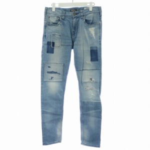 【中古】 BAYFLOW DENIM TAPERED デニム ジーンズ ジーパン ダメージ加工 ウォッシュ加工 リペア加工 W-29 S