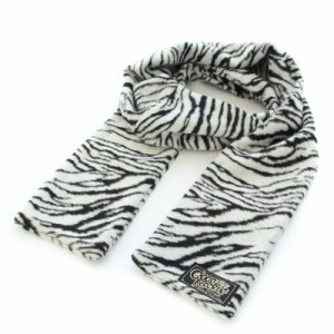 【中古】グッドロッキン GOOD ROCKIN' Animal Muffler Tiger マフラー ストール アニマル柄 白 黒 メンズ