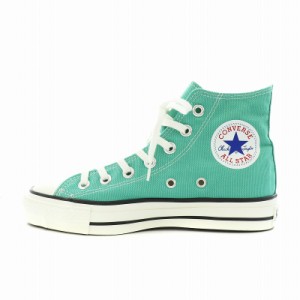 【中古】コンバース CONVERSE キャンバス オールスター ハイ チャックテイラー スニーカー シューズ 4 23.0cm 水色